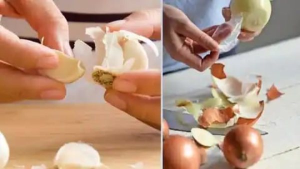 Get rid of smell of onion and garlic easily from hand