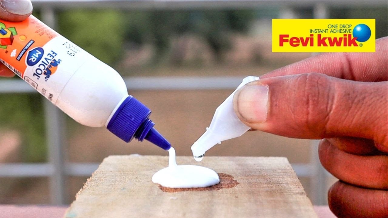 What is the name of the white liquid which is inside the fevicol bottle?