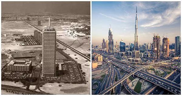 Dubai old vs new