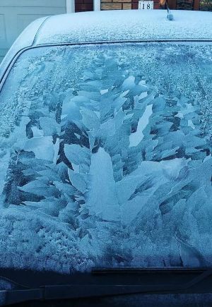 ice on the car