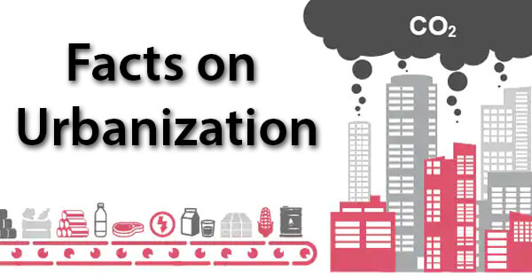 Facts on Urbanization, शहरीकरण पर तथ्य