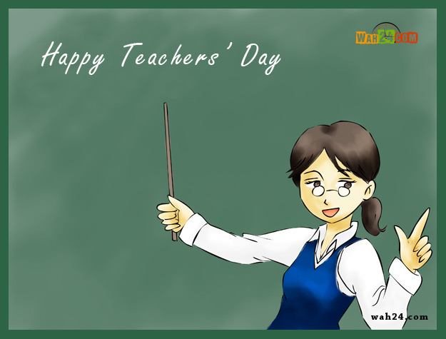 Happy Teachers Day Cartoon - Teacher Day Images