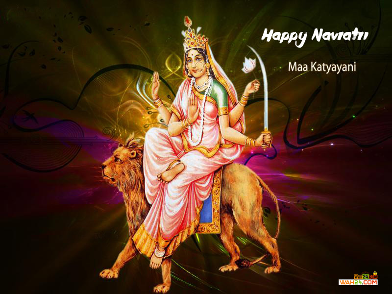 Happy Navratri Sixth Day Navratri Images