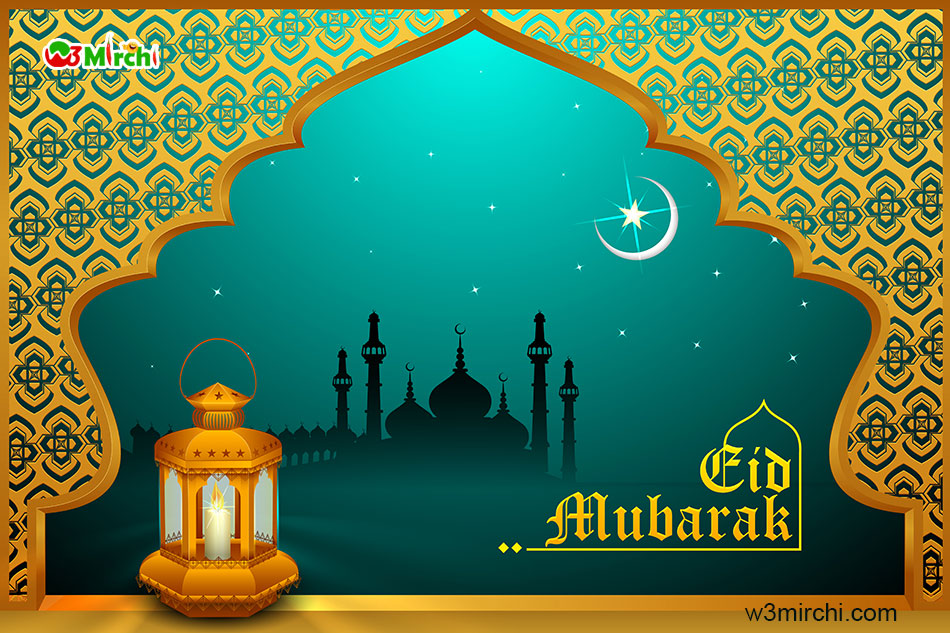 Eid Mubarak Quote image for friends
