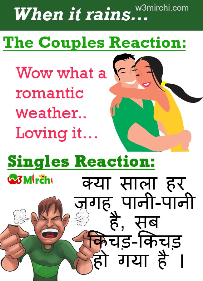 GF bf and single joke in hindi image