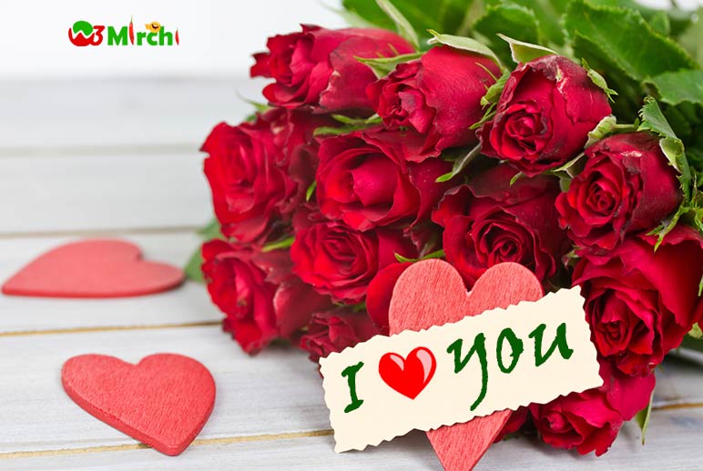 I Love You Image with flowers - Whatsapp Photos