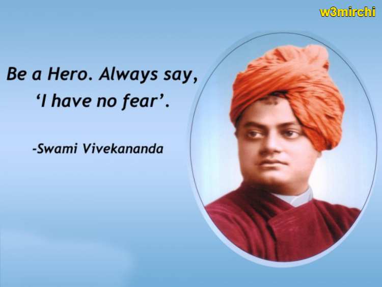 Be a Hero. Vivekananda Jyanti