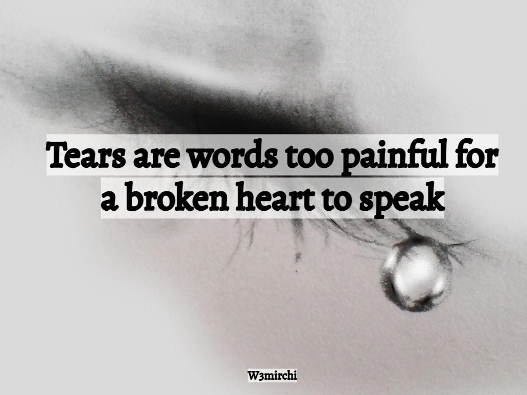 My life is full of tears Quotes
