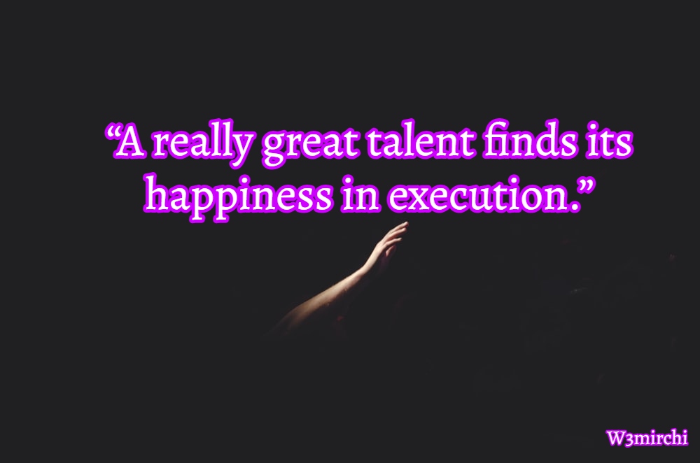 Happiness Talent Quotes