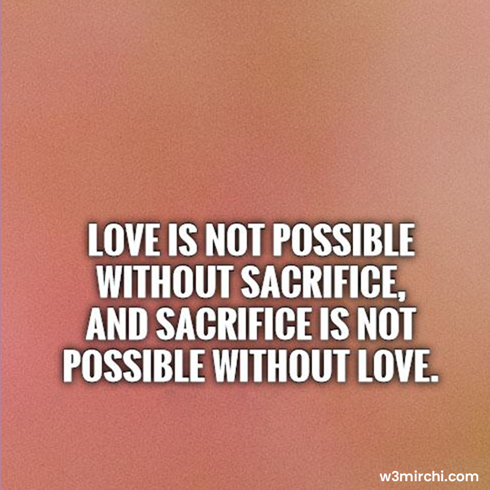 True love Sacrifice quotes