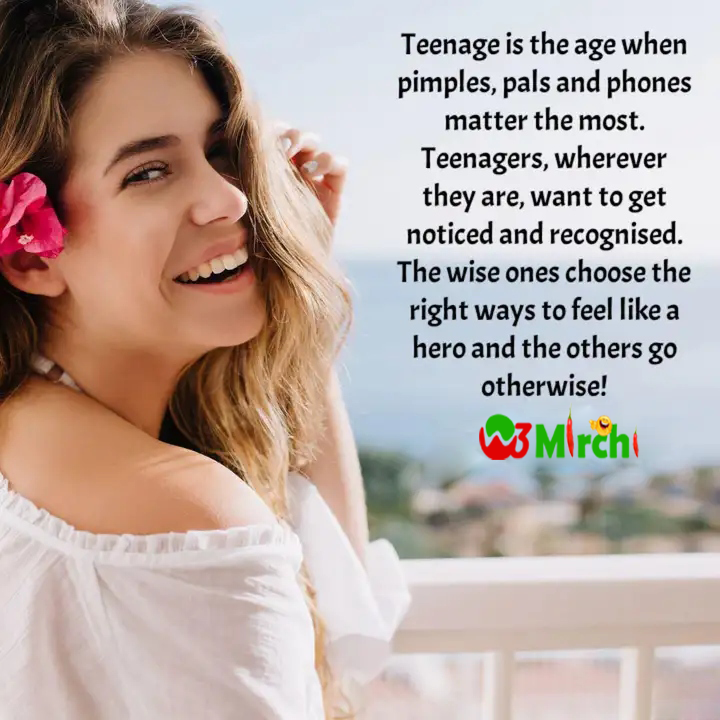 Teenagers Quotes टीनएजर्स कोट्स