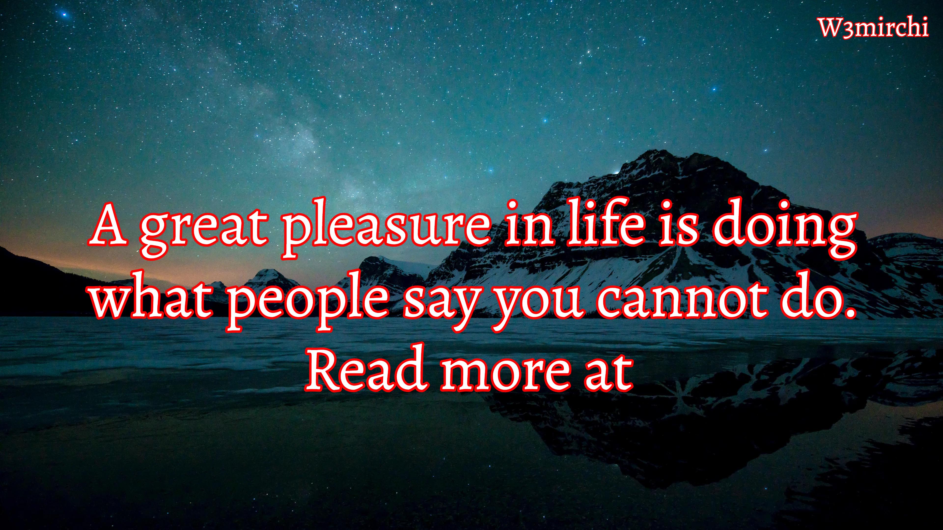 Pleasure Quotes