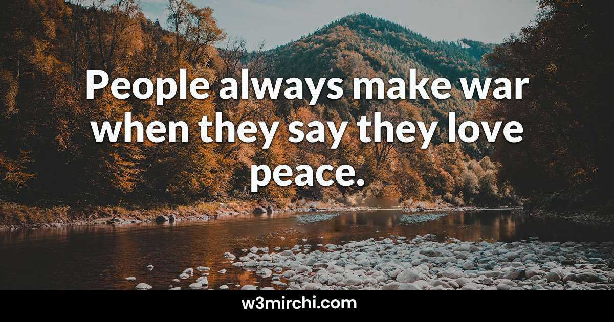 Love and peace Quotes