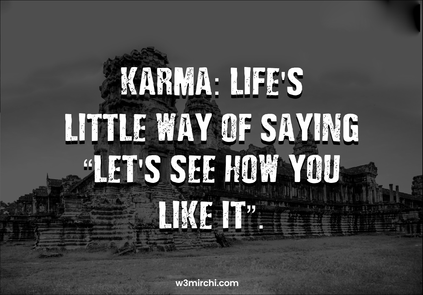 Time and karma quotes