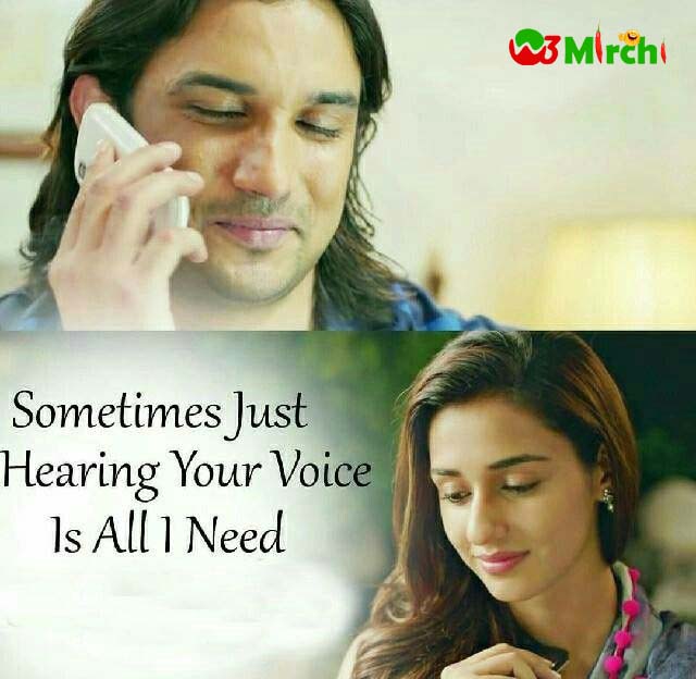 Sometimes Just Hearing Your Voice Is All I Need