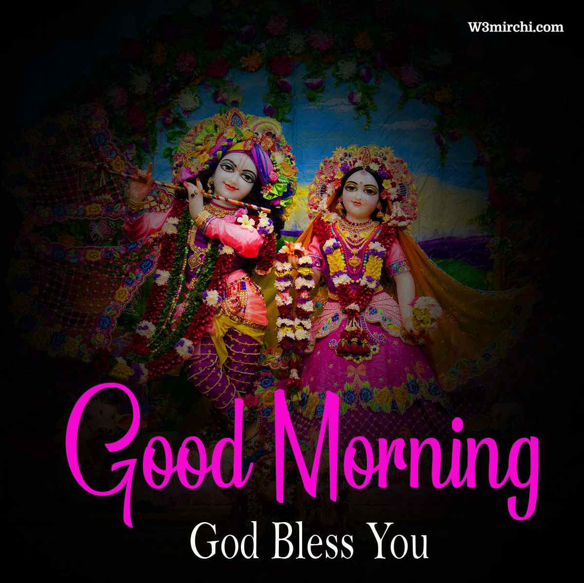 Radha Krishna Good Morning - Radha Krishna Good Morning Images