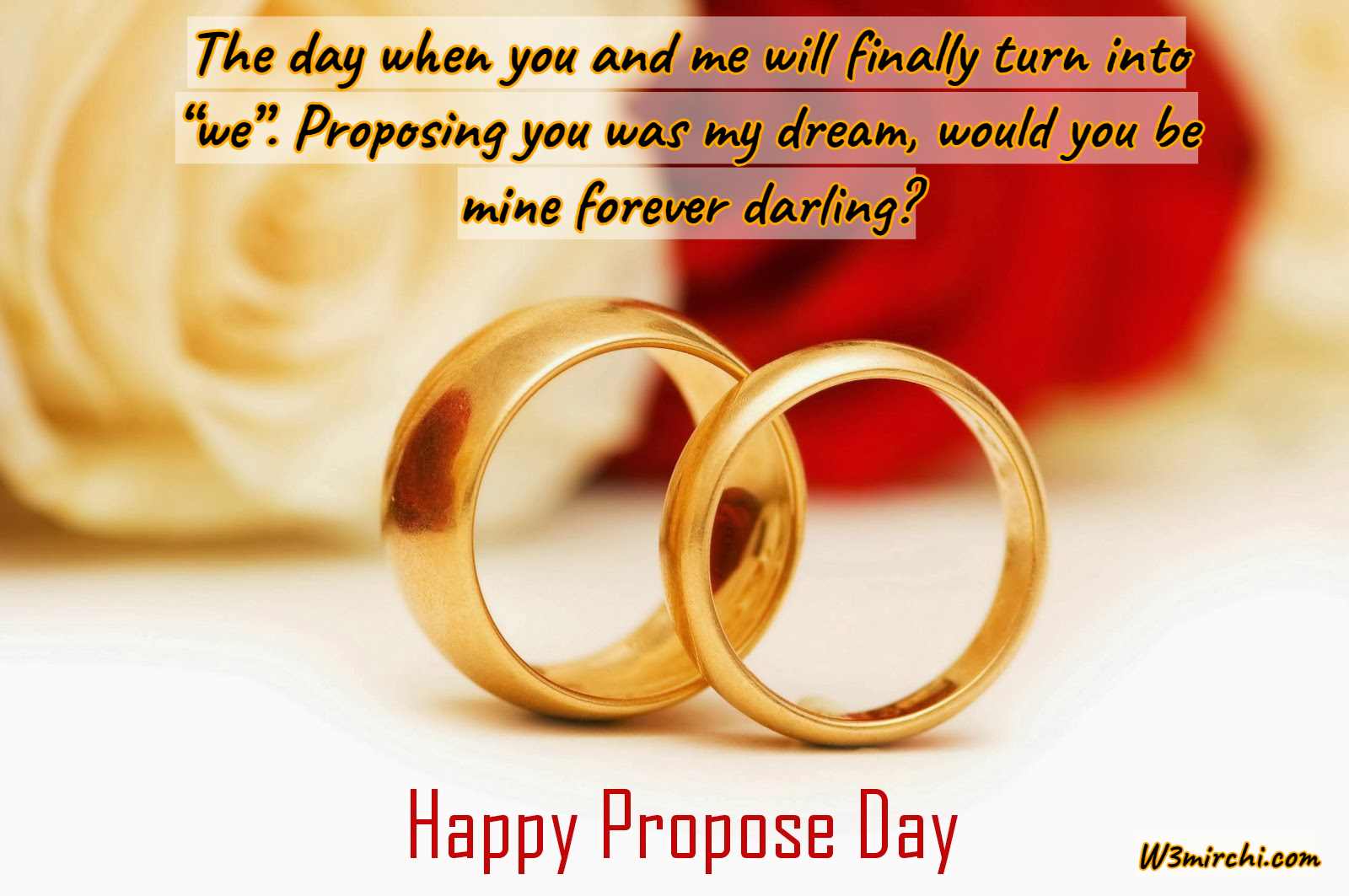 Happy Propose day My Love