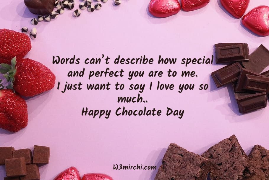 It’s chocolate Day…