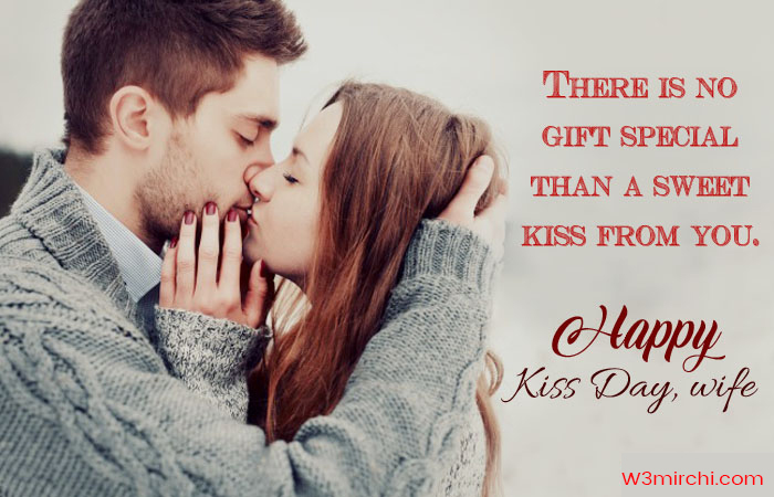Happy Kiss Day, wife!