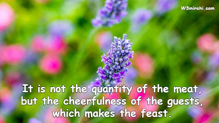 It is not the quantity of the meat,