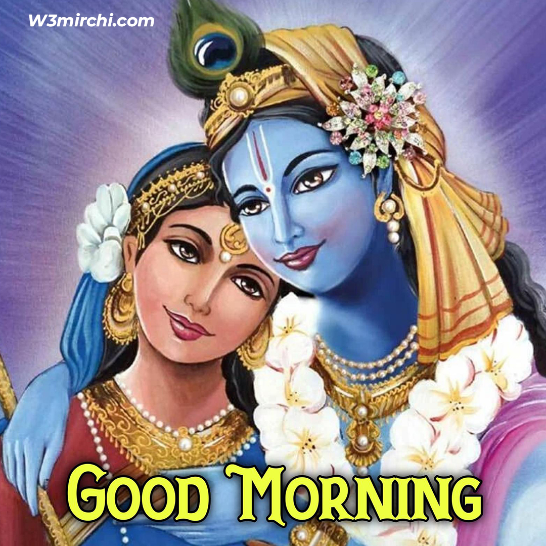 Radha Krishna Good Morning - Radha Krishna Good Morning Images