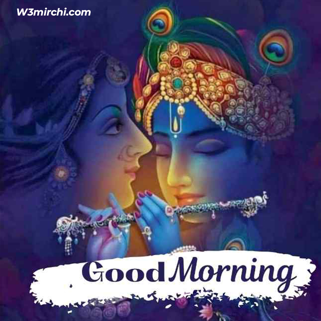Radha Krishna Good Morning
