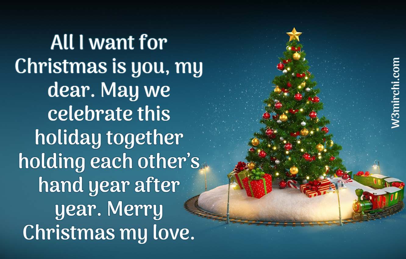 Merry Christmas my love. - Christmas Quotes