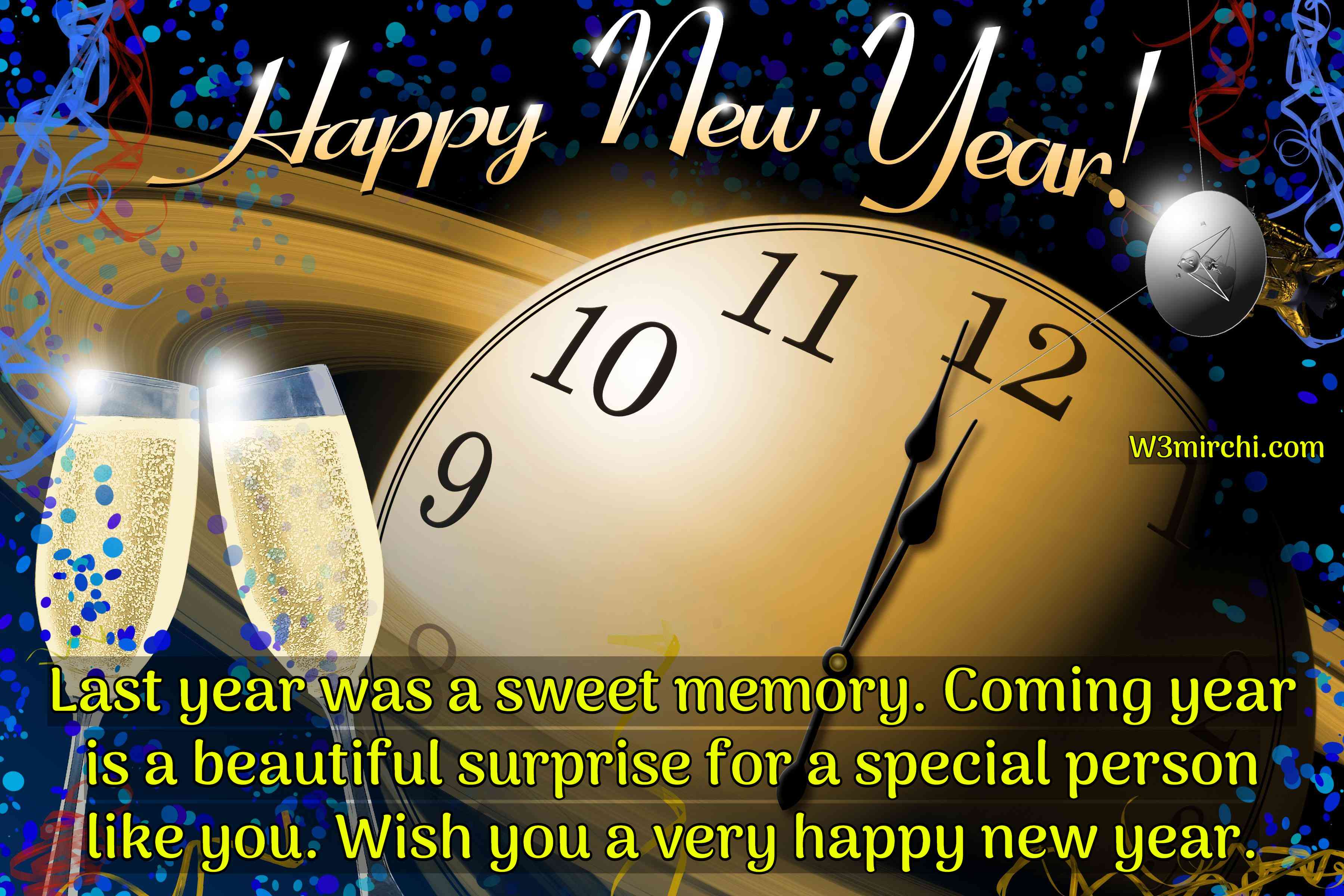 Wish you a very happy new year.