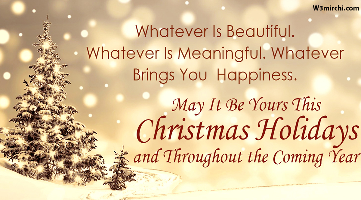 Wishing You Merry Christmas