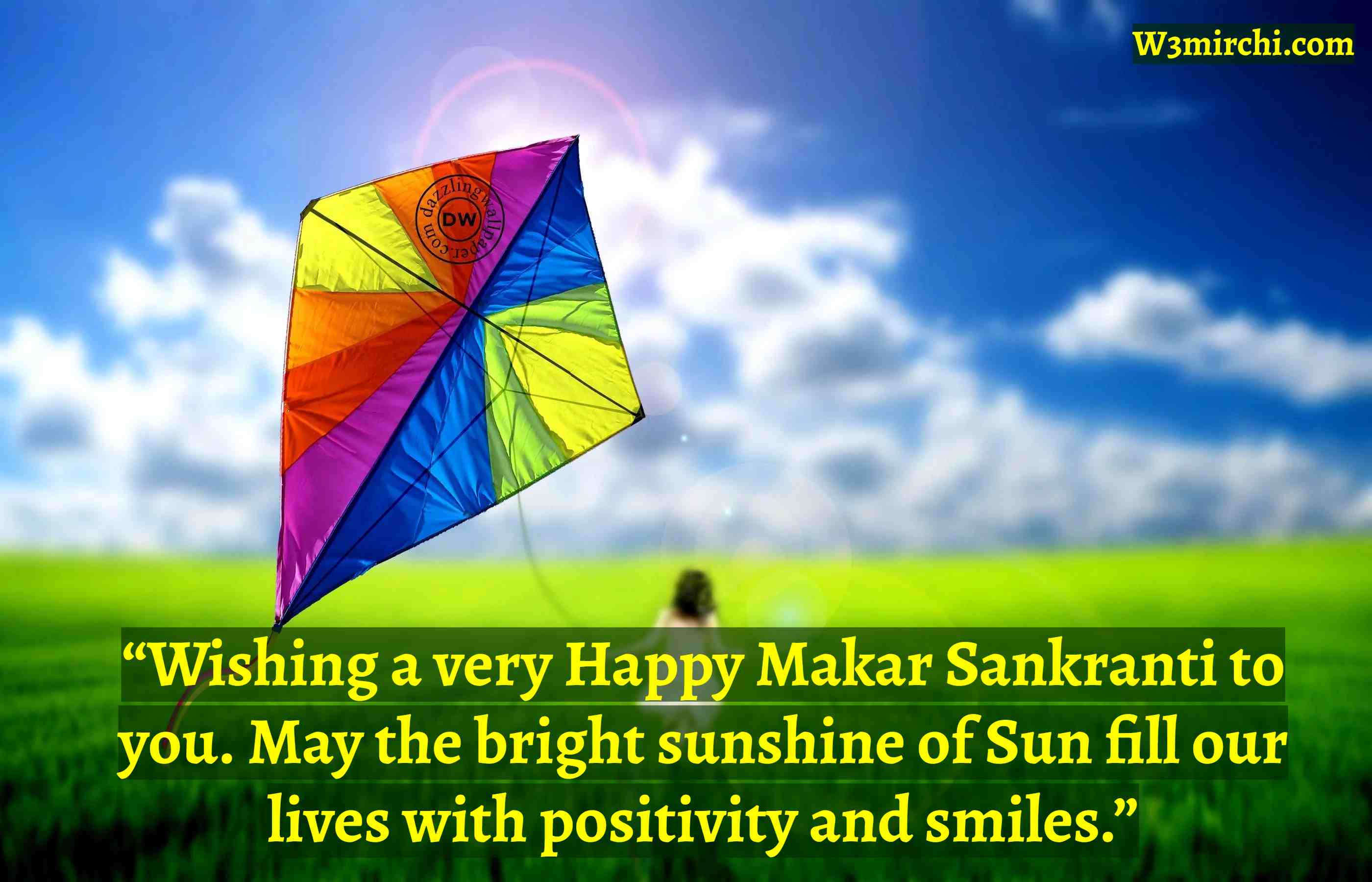 “Wishing a very Happy Makar Sankranti to you.