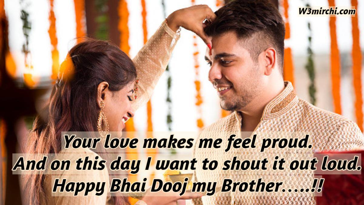 Happy Bhai Dooj my Brother…..!!