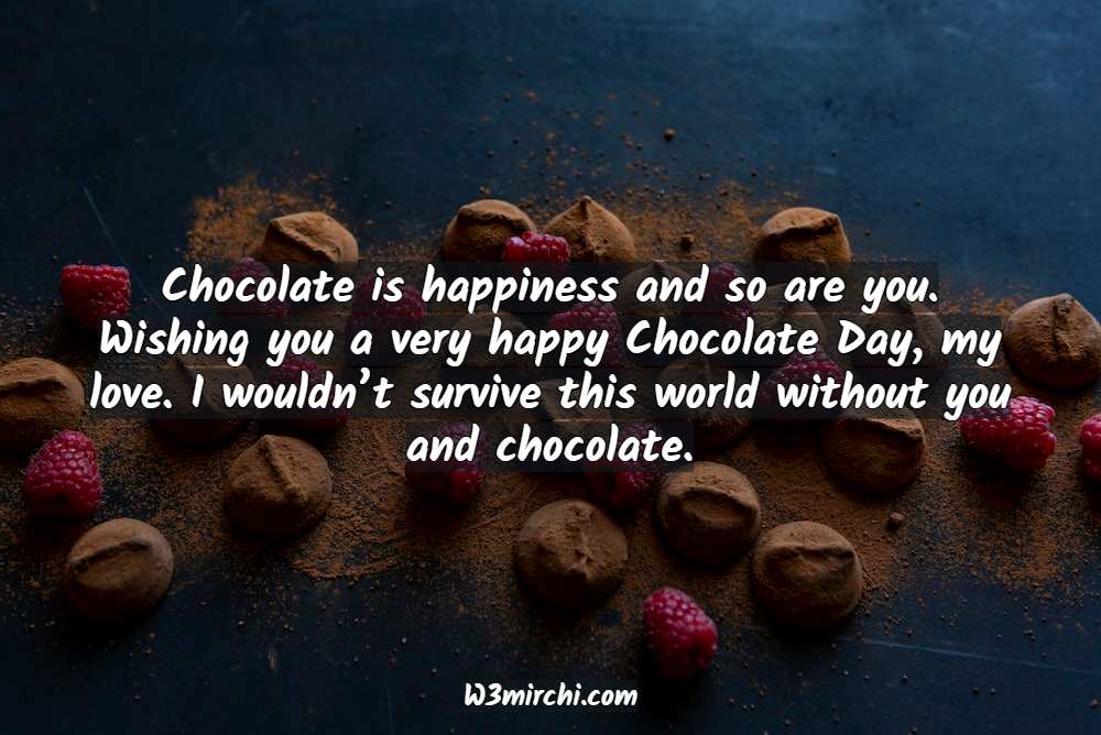 Happy Chocolate Day, My Love 2023 - Chocolate Day Quotes