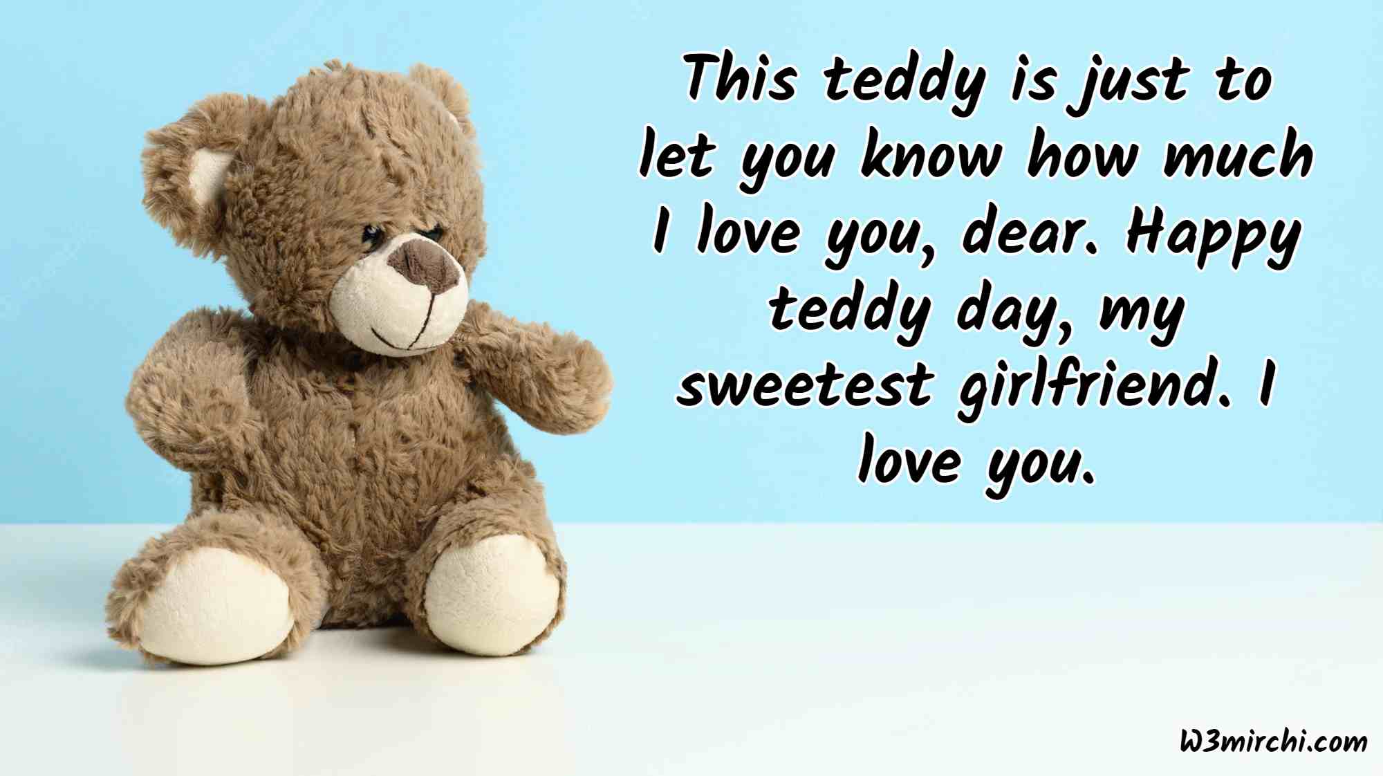 Happy Teddy Day, my dear love!