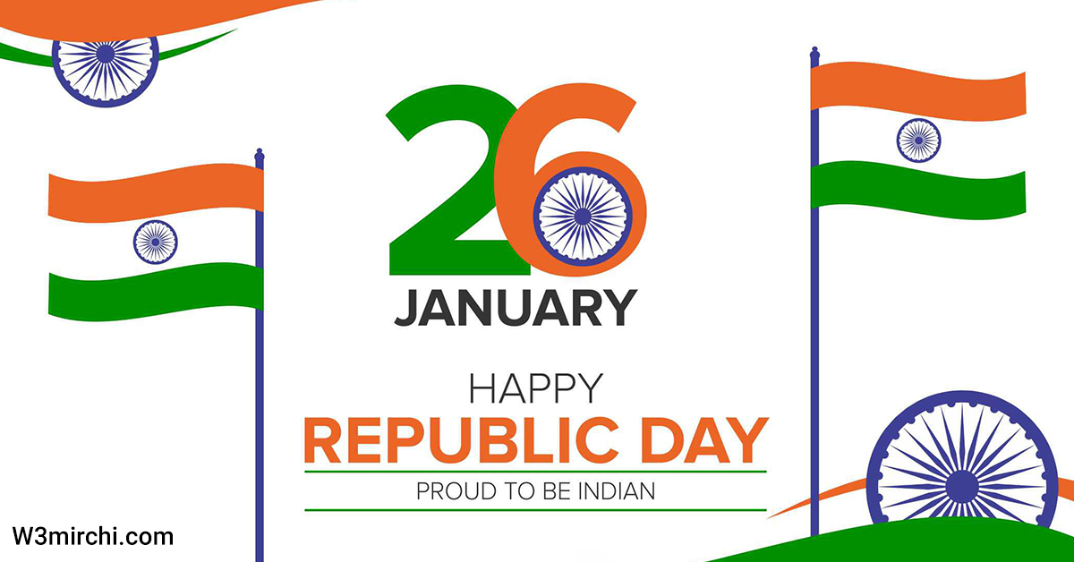 Happy republic day 26 january