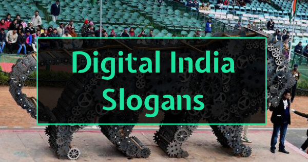 Digital India slogans