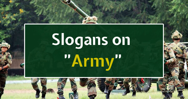 Slogans of Army