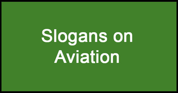 Slogans on aviation