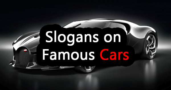 Slogans on famous car